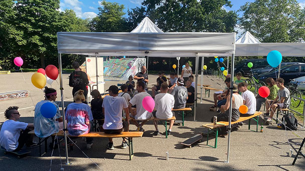 18. Geburtstag der Skateanlage am Philosophenweg – Stadtverwaltung prüft Sanierungswünsche von Nutzern