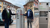 Parkgebühren in Rastatt per Mobiltelefon bezahlen – E-Bike-Ladestationen in oberer Kaiserstraße