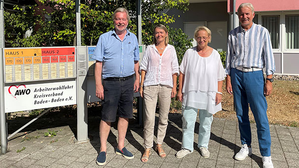 OB Späth nutzt die ruhigen Sommertage in Baden-Baden – Besuch bei der Arbeiterwohlfahrt