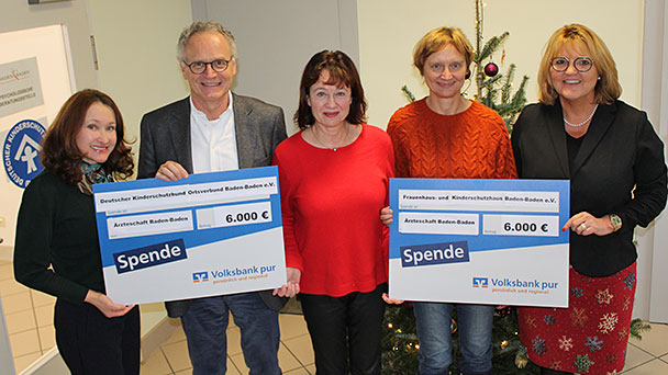 Ärzteschaft in Baden-Baden sammelte für ein besonderes Anliegen – Vorsitzende Christine Daul: „Gerade im Frauenhaus hat man einen geschützten Ort“