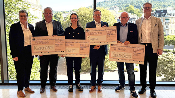 Kleine Hilfe für die klammen Kommunen – 40.000 Euro von der Sparkassenstiftung 