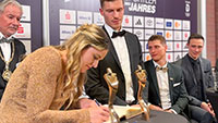Fußballer Dietmar Späth begleitete „Sportler des Jahres" – Eintrag ins Goldene Buch
