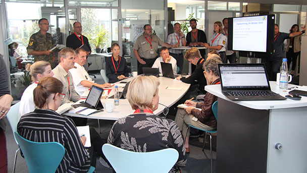 Großübung von der Ortenau bis nach Baden-Baden und Rastatt – Auch Polizeipräsidium im Einsatz Großübung von der Ortenau bis nach Baden-Baden und Rastatt – Auch Polizeipräsidium im Einsatz