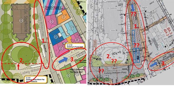 Schreiben an Baden-Badener Stadträte – Neugestaltung Ludwig-Wilhelm-Platz und Du-Russell-Straße nicht zu Ende gedacht – Stadtbild-Chef Niedermeyer fordert Beachtung von Welterbe-Planungen 