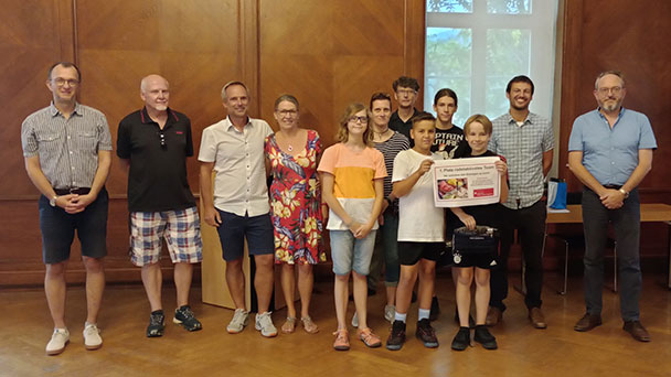 Baden-Badener Schüler radeln was das Zeug hält – Neuer Kilometerrekord mit 209.900 Kilometer