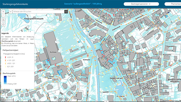 Baden-Badener können prüfen, ob sie in Risikogebiet wohnen – Starkregengefahrenkarten veröffentlicht Baden-Badener können prüfen, ob sie in Risikogebiet wohnen – Starkregengefahrenkarten veröffentlicht