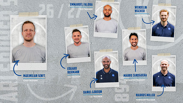 Trainerteam beim KSC ist komplett – Chefcoach Maximilian Senft holt vertraute Mitarbeiter 