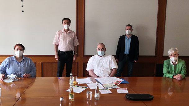 Kirchliche Vertreter im Baden-Badener Rathaus – „In schwierigen Zeiten“