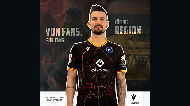 KSC präsentiert badisches Trikot – Erstmals im Testspiel gegen Darmstadt 98 KSC präsentiert badisches Trikot – Erstmals im Testspiel gegen Darmstadt 98