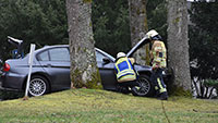 Unfall mit Verletztem in der Friedhofstraße – Feuerwehreinsatz am Samstagnachmittag 