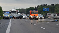 Autobahn bei Baden-Baden Richtung Norden am Freitag voll gesperrt – Unfall mit vier Verletzten