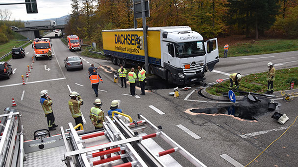 A5-Ausfahrt bei Baden-Baden weiterhin gesperrt