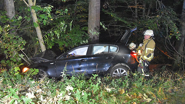 Vier Verletzte bei Unfall beim Alten Schloss – Baden-Badener Feuerwehr im Einsatz