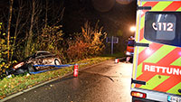 Unfall mit vier Verletzten an der Schlossbergtangente – Feuerwehr im Einsatz