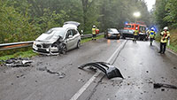 Crash in Baden-Badener Stadtmitte – Drei Autos in Unfall verwickelt – Zwei Verletzte 