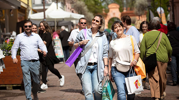 Am 21. April verkaufsoffener Sonntag, Frühlingsmarkt und Kunsthandwerkermarkt in Rastatt