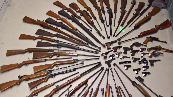 Amnestie im Landkreis Rastatt - 47 illegale Waffen abgegeben - 1.239 Einwohner besitzen legal Schusswaffen