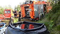 Baden-Badener Feuerwehr erinnert an einen der größten Waldbrände unserer Stadt – Großangelegte Waldbrandübung im Forstgebiet „Immenstein“