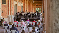 Musik der Philharmonie im Wandelgang der Baden-Badener Trinkhalle 