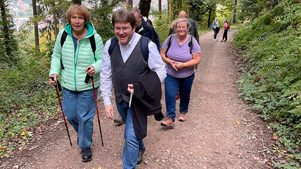 Wandern mit dem Pfarrer – Treffpunkt am Samstag vor der Lutherkirche