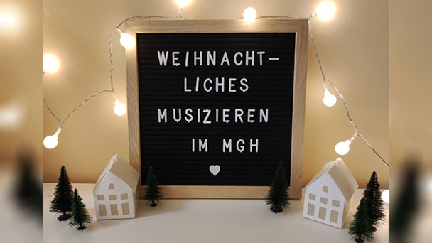 Im Scherer Kinder- und Familienzentrum wird es schon weihnachtlich – Menschen gesucht, die ein Musikinstrument beherrschen