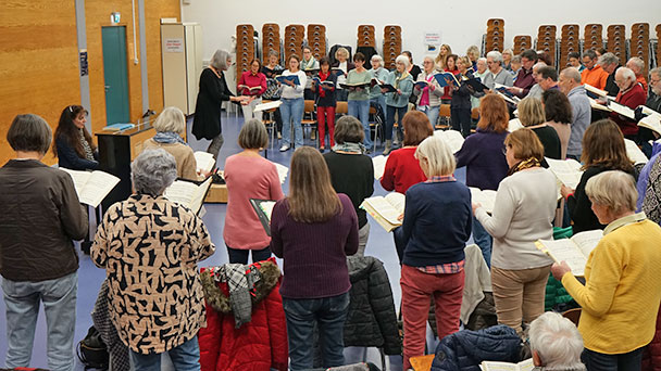 Weihnachtsoratorium von Bach in Baden-Baden – Sänger aus verschiedenen Nationen üben schon im Philharmonischen Chor 