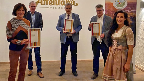 Baden-Baden, Bühl und Bühlertal als „Weinsüden Weinort“ ausgezeichnet – Aushängeschildern des Weintourismus in Baden-Württemberg