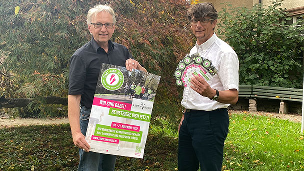 Baden-Badener sollen Kilometer sammeln – Sportlicher Schritte-Wettbewerb „Stadt Land Zu Fuß“ 