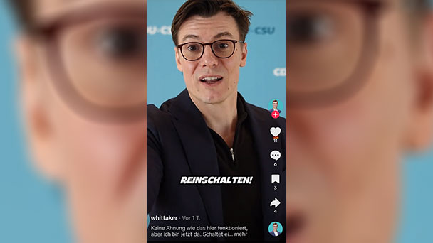 Kai Whittaker meldet sich aus Berlin – „Hallo Freunde, hier aus dem Deutschen Bundestag“