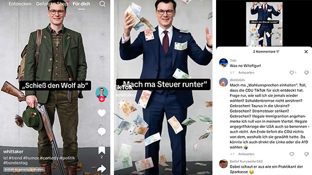 Kai Whittaker schießt den Wolf ab – TikTok-Spaß in Berlin 