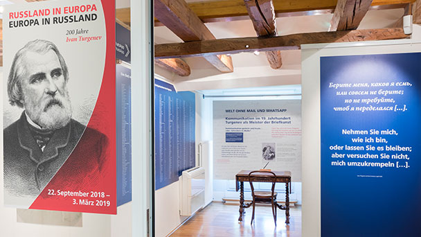 Hommage an Dichter Turgenev - Führungen in Deutsch und Russisch im Stadtmuseum 