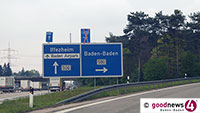 Falschfahrerin auf der A5 bei Baden-Baden – Ermittlungsverfahren und Führerscheins beschlagnahmt