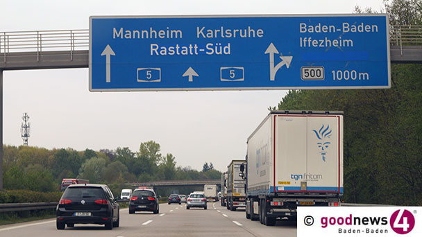 Autobahnauffahrt Rastatt-Süd gesperrt – Bauarbeiten von Via Solutions Südwest