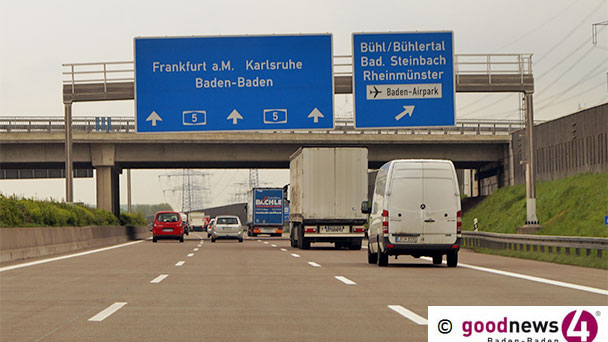 Collie sorgte für Sperrung der Autobahn – Happy End auf der A5 zwischen Bühl und Baden-Baden 