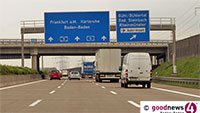 Mit fast zwei Promille auf der Autobahn bei Baden-Baden – Aufmerksamer Verkehrsteilnehmer wählt 110 