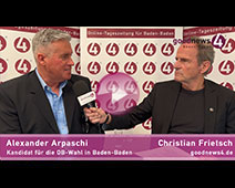 OB-Kandidat Alexander Arpaschi im goodnews4-Wahl-Talk mit Christian Frietsch
