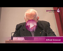 9. Pierre Pflimlin-Symposium: Rede von Alfred Grosser, Journalist und Autor