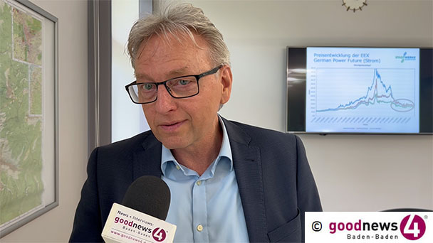 Baden-Badener Bürgermeister Alexander Uhlig macht Hoffnung auf weitere Preissenkungen bei Strom und Gas – „Das ist der große Unterscheid zu den Discountern“