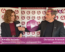 Linke-Spitzenkandidatin Amelie Vollmer rechnet mit SPD ab | goodnews4-Wahl-Talk