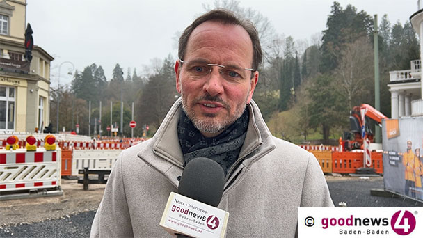 Ganz Baden-Baden dreht sich um den Hindenburgplatz – Erster Bürgermeister Wieland: „Bis August bleibt es wie es ist“ – Und zum Badischen Hof: „Warten täglich darauf, dass er eröffnet“