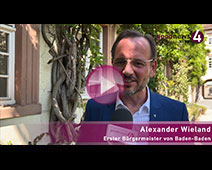 Baden-Badener Bürgermeister Alexander Wieland im goodnews4-Sommergespräch