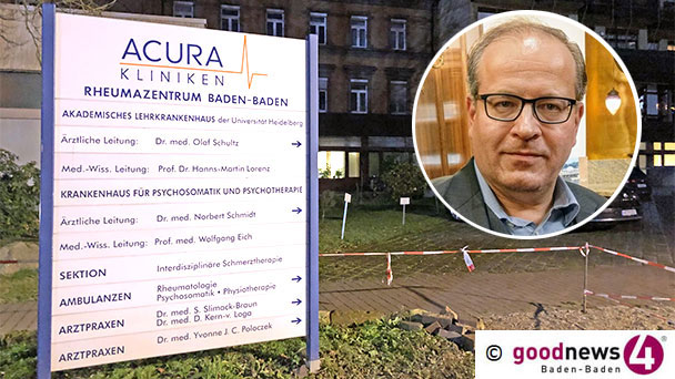 Einstweilige Verfügung gegen Facebook – Baden-Badener Acura-Chef Dirk Schmitz: „Corona wird Grippe, das war die Überschrift der Pressemitteilung der Uniklinik Essen“
