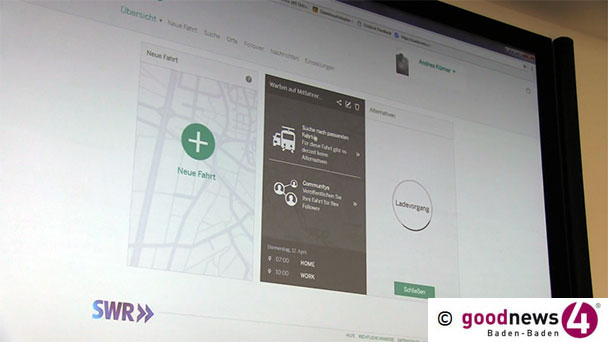 OB Mergen zur neuen Baden-Badener Mitfahr-App - „Die Chance jemanden zu finden, mit dem man fahren kann, ist viel größer“