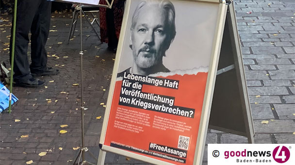 Mahnwache in Baden-Baden für Julian Assange – Christina Lipps: „Entschuldigung, dass ich das immer wieder wiederhole, aber wir dürfen uns nicht daran gewöhnen“ 