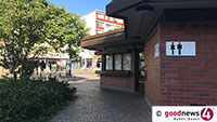 Was eine gute Nachricht – Toilette am Augustaplatz geöffnet