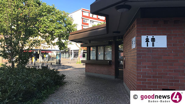 Was eine gute Nachricht – Toilette am Augustaplatz geöffnet Was eine gute Nachricht – Toilette am Augustaplatz geöffnet