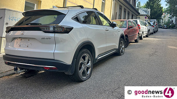Späte Reaktion der Polizei – Bitte an die Bevölkerung um Mithilfe bei Aufklärung der Attacken auf ukrainische Autos in Baden-Baden 