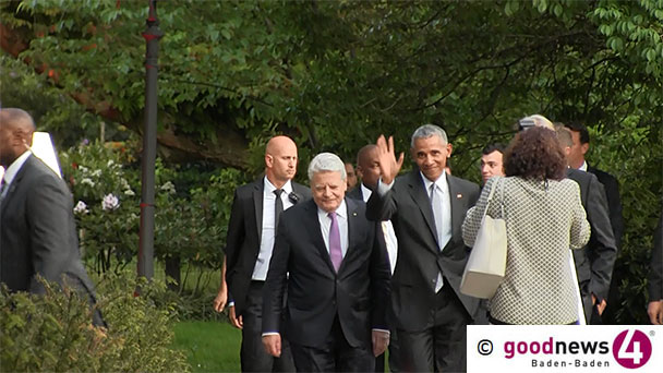 Barack Obama wandte sich an Baden-Badener Schüler - "Beharrlich sein, stolz und mutig" - Zur Demokratie: "Darauf werde ich mich konzentrieren beim Rest meiner Karriere" - goodnews4-VIDEO-Interviews und Obamas Spaziergang ins Medici