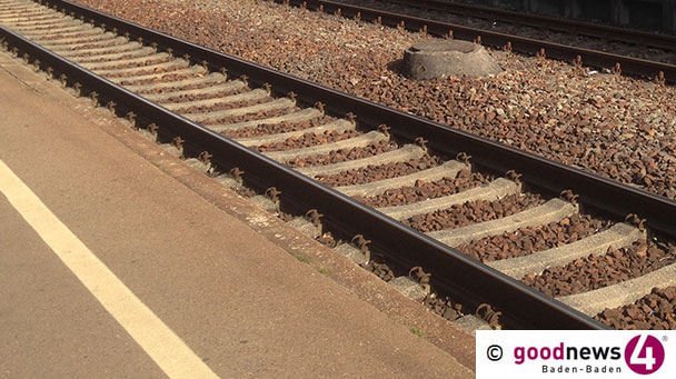 Betonplatte auf Bahngleise bei Sinzheim – Bundespolizei ermittelt wegen gefährlichen Eingriffs in den Bahnverkehr