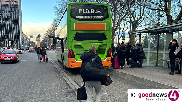 Schwerer Unfall am Busbahnhof in Karlsruhe – Passantin von Linienbus gegen Frontscheibe und gegen Heck des davorstehenden Omnibusses gedrückt